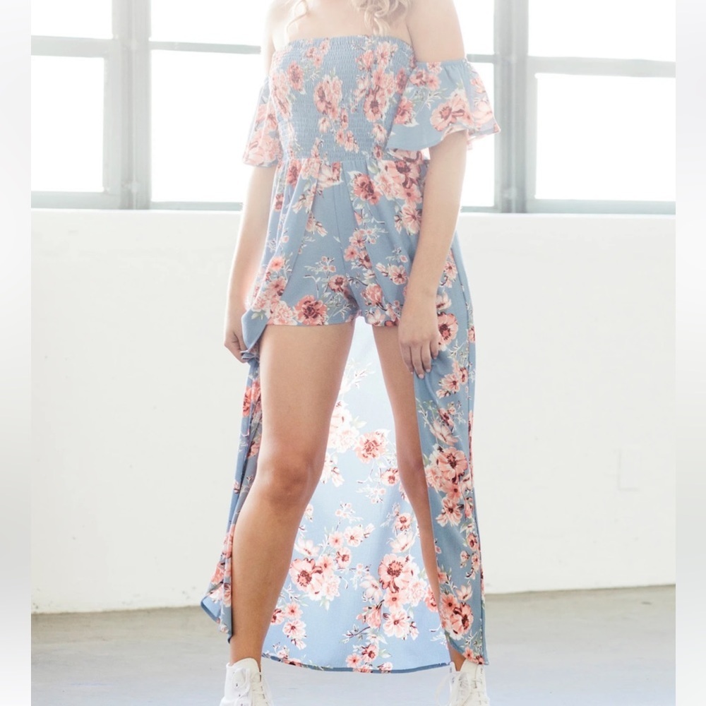 Mimi Chica Floral Dress with Shorts